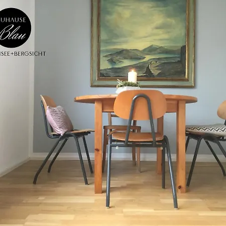 Design+bodenseesicht=zuhause Blau Apartment *