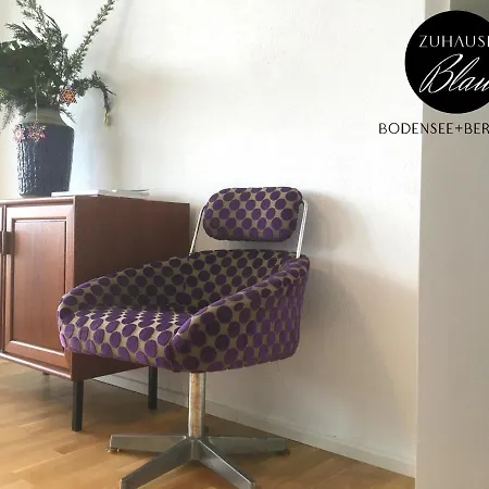 Design+bodenseesicht=zuhause Blau Apartmán Markdorf
